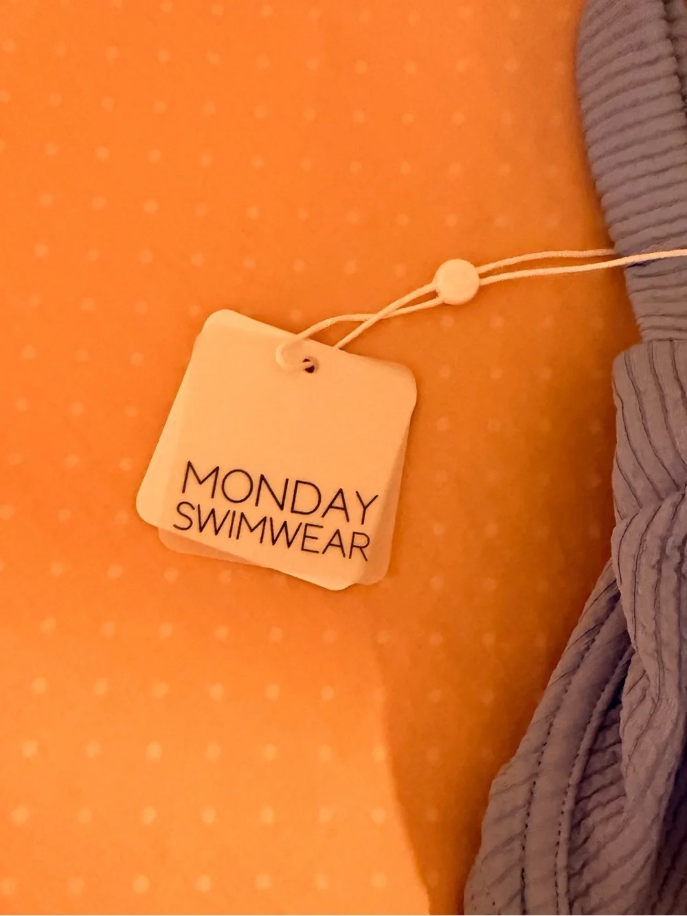 Monday Swimwear Periwinkle Ribbed Underwire Bikini Top